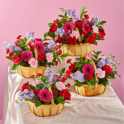 Pink Picnic Basket – SATELLITE FLORIST & GARDEN CENTRE, Hamilton ON