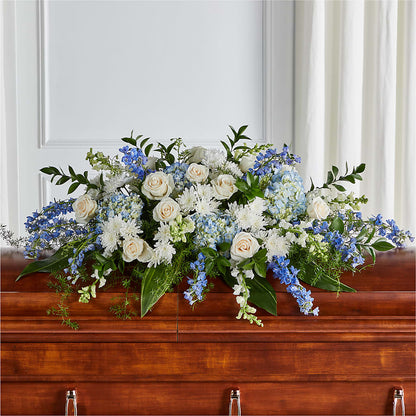 Timeless Essence Casket Spray – SATELLITE FLORIST & GARDEN CENTRE, Hamilton ON