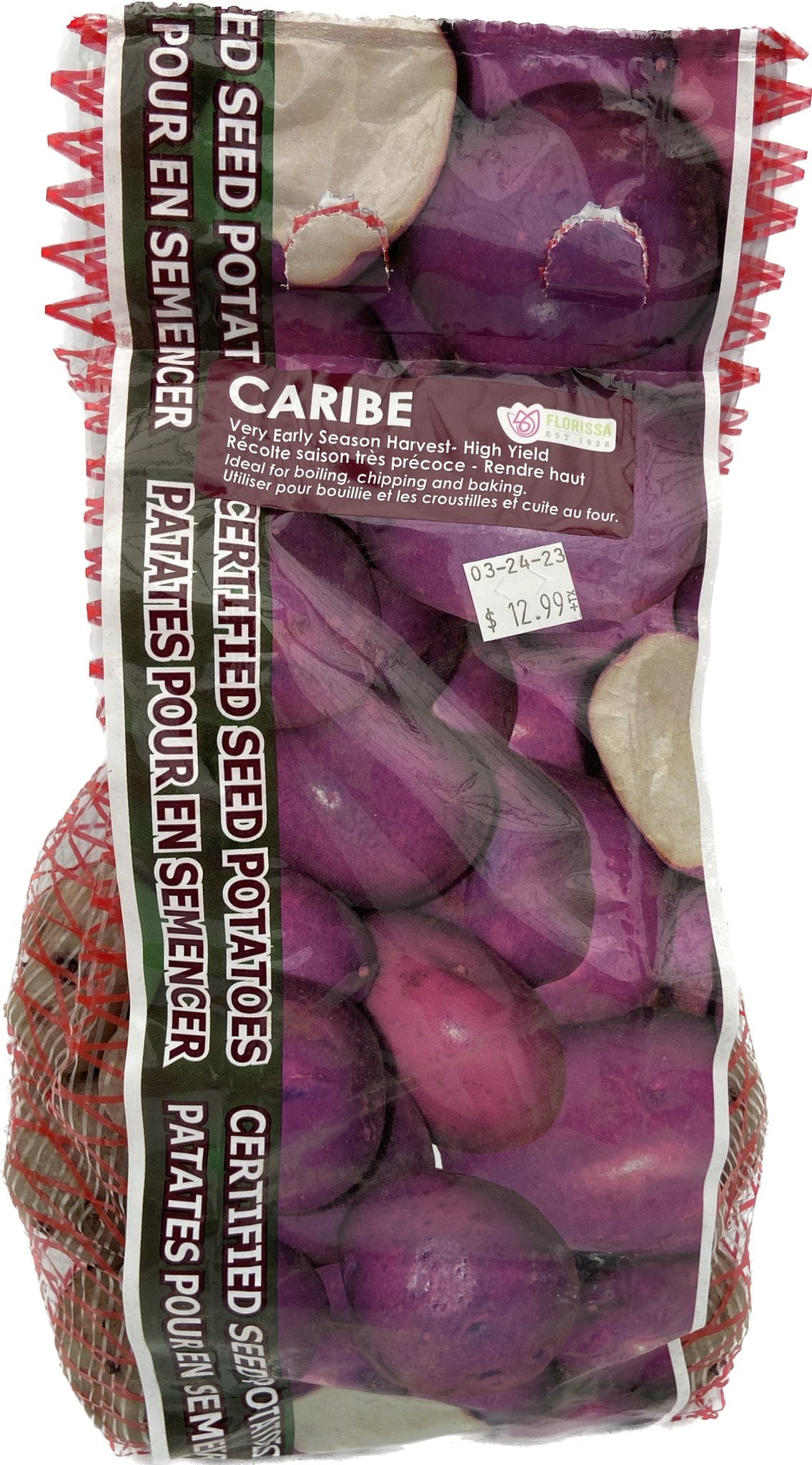 Bag Potatoes Caribe 2kg - Satellite Garden Centre
