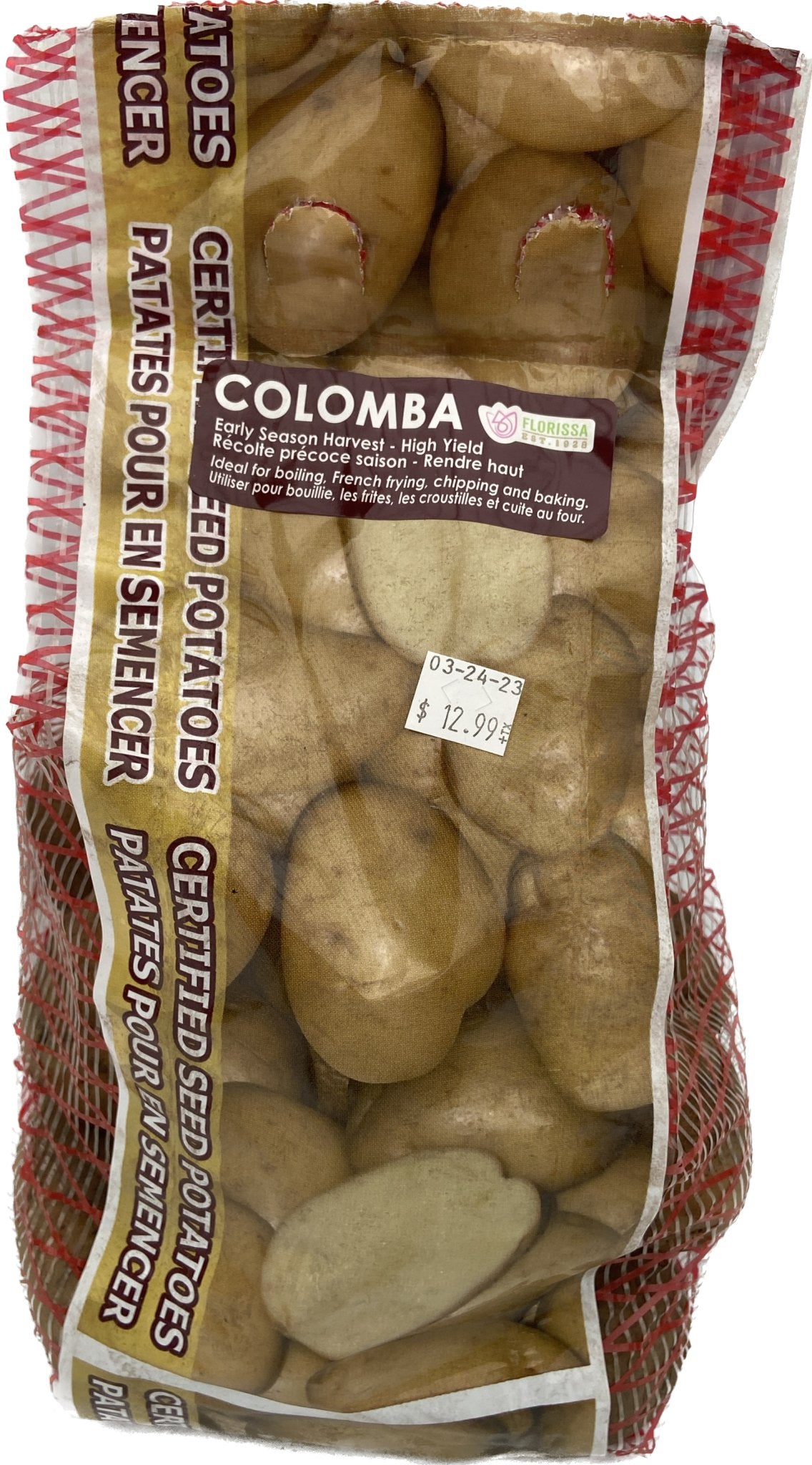 Bag Potatoes Colomba 2kg - Satellite Garden Centre