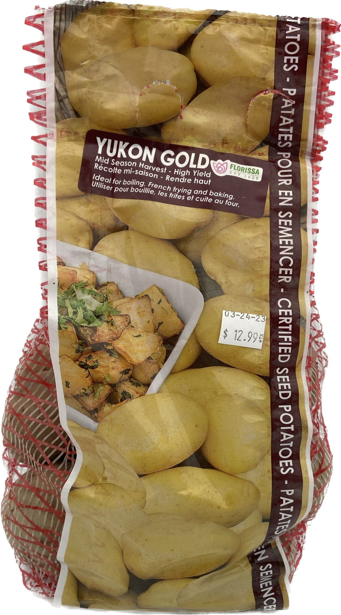 Bag Potatoes Yukon Gold 2kg - Satellite Garden Centre