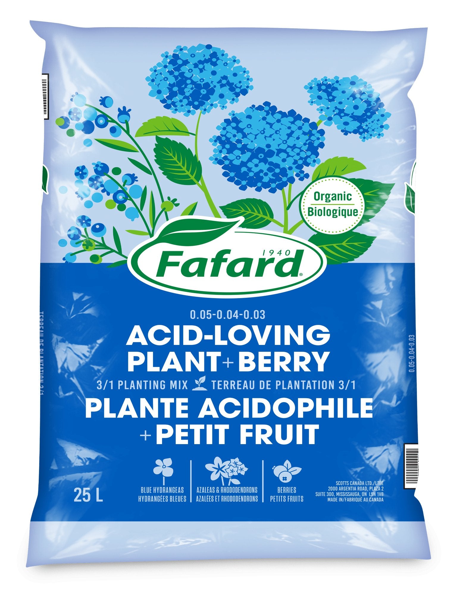 Fafard Acid Loving Plant & Berry Soil Mix - Satellite Garden Centre