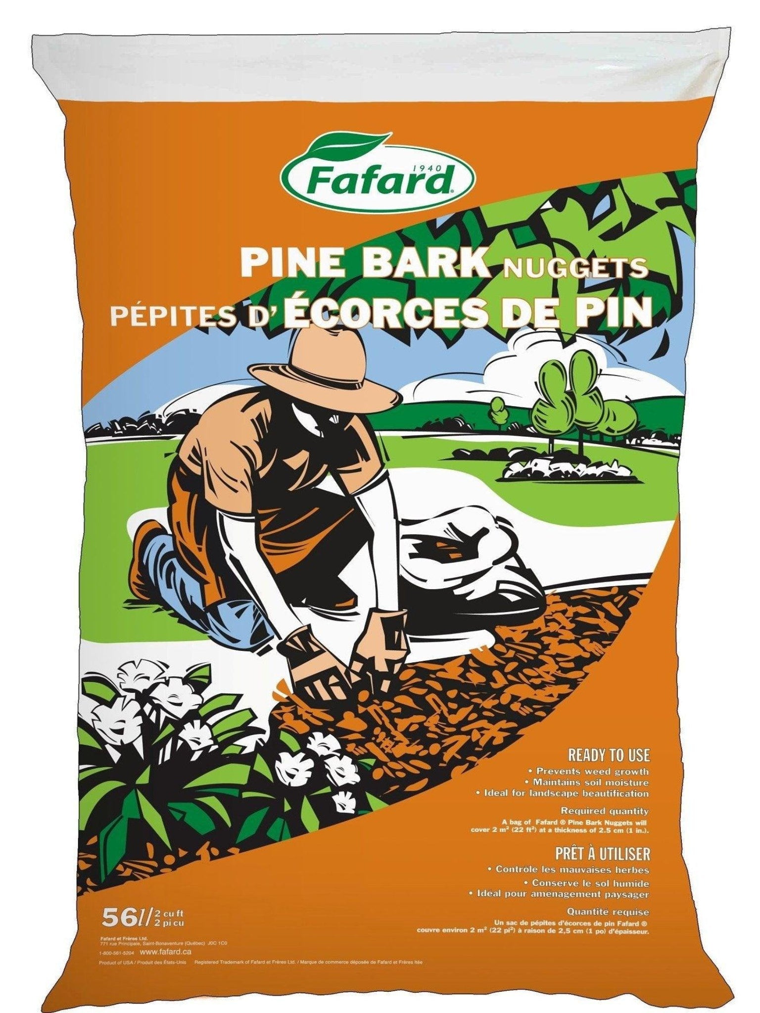 Pine Bark Nuggets 2cu.ft. - Satellite Garden Centre