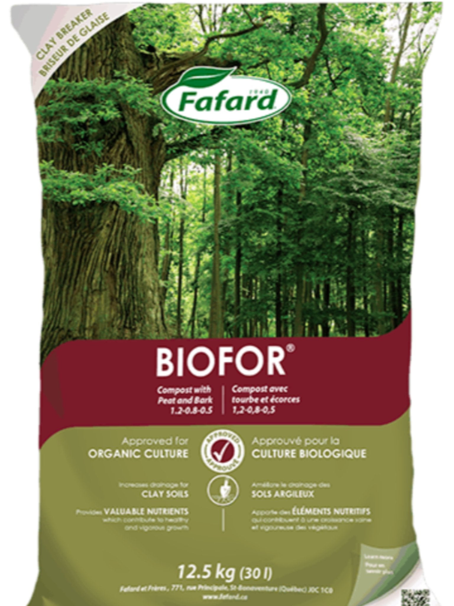 Fafard BIOFOR® Compost with Peat and Bark