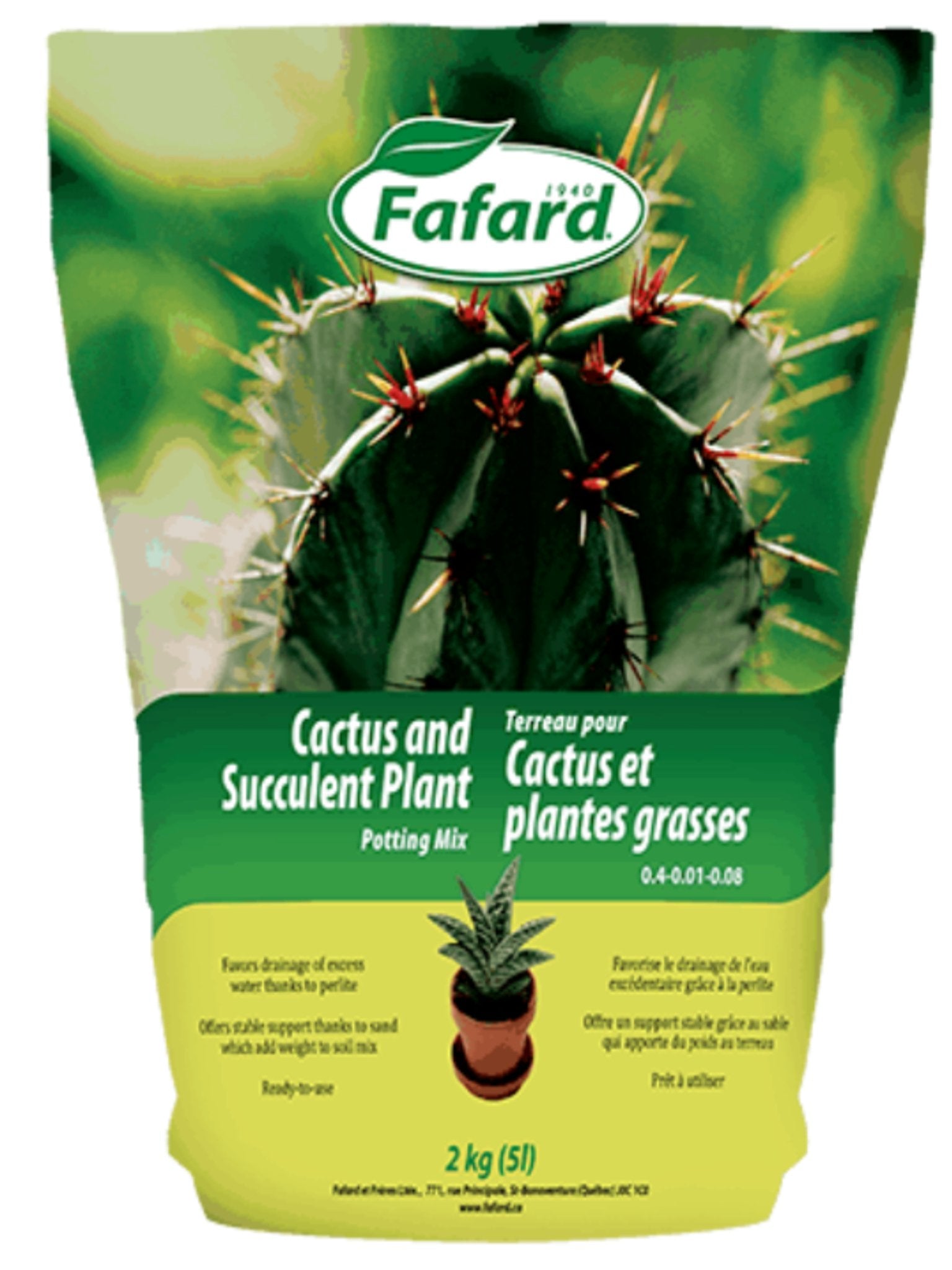 Fafard Cactus & Succulent Potting Mix 5L - Satellite Garden Centre