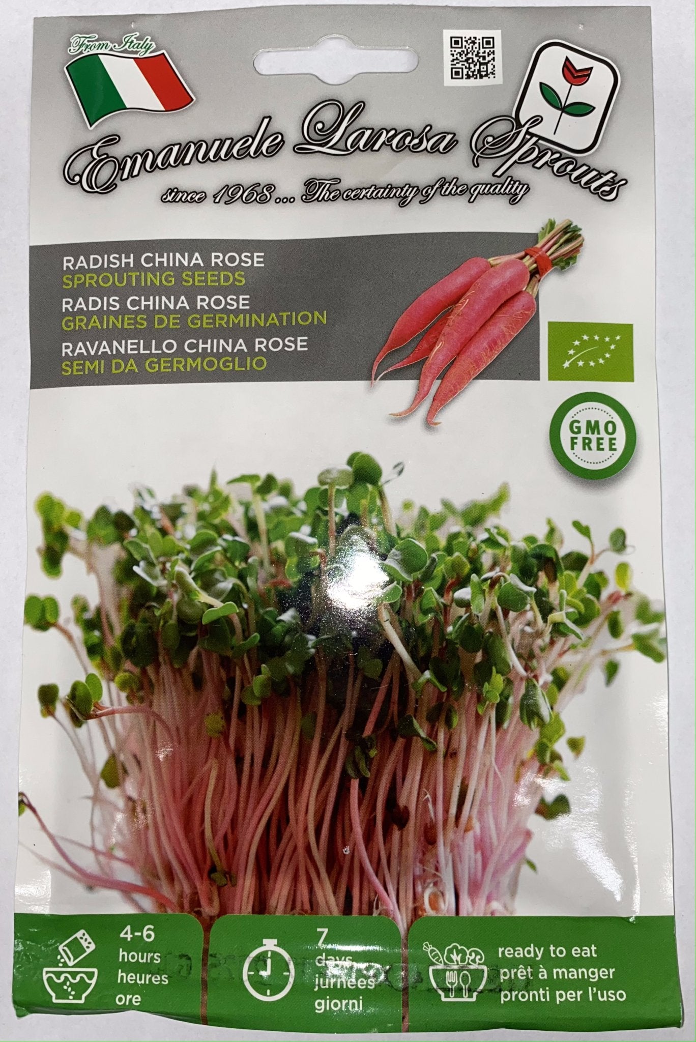 Radish China Rose Sprouting Seeds - Satellite Garden Centre