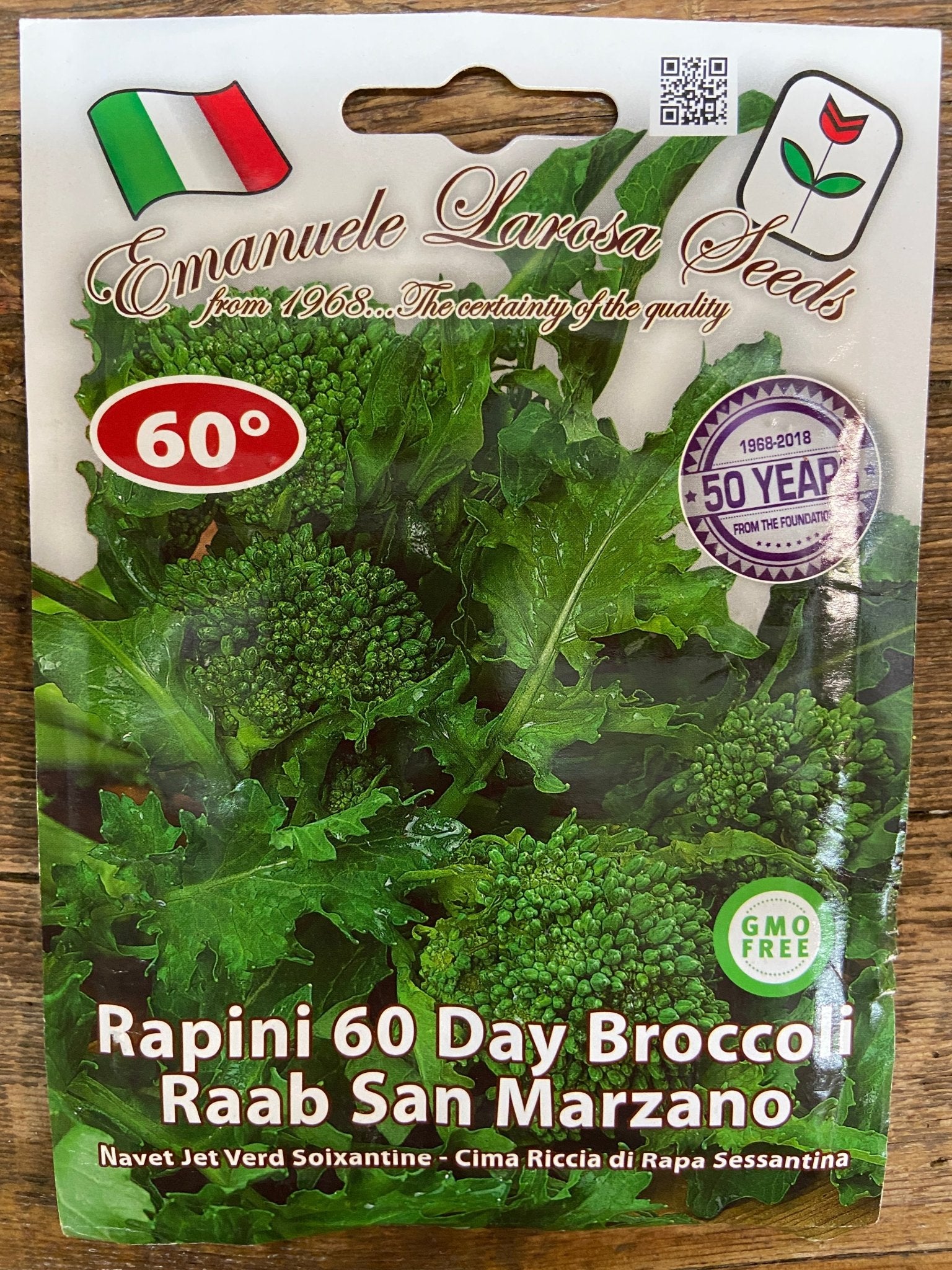 Rapini 60 Day Brocco Raab San Marzano